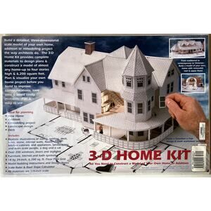 3-D Home Kit by Daniel Reif NEW Build Your Own Architecture Model 1/4 in Scale